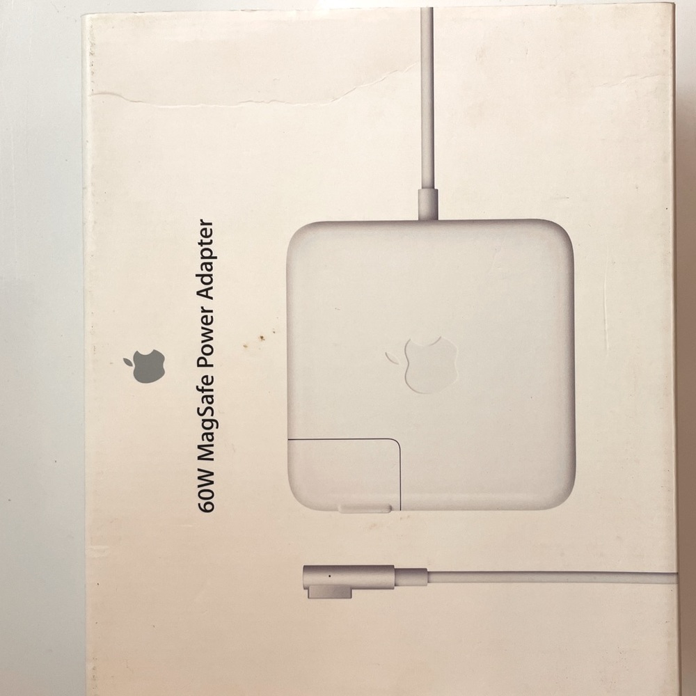 Apple MacBook 60W MagSafe Power Adapter charging cord, Authentic Apple Product